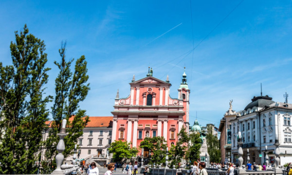 Ljubljana photographed from above. Photo: Dunja Wedam