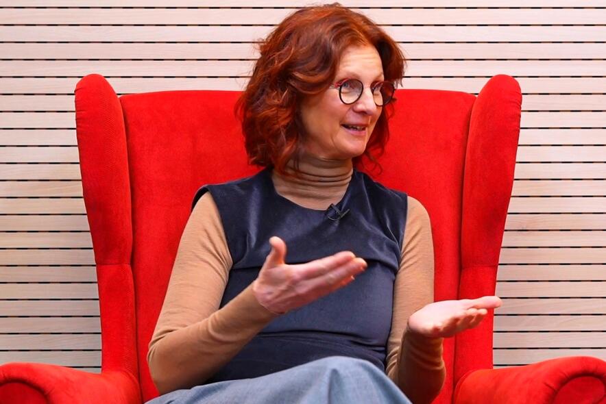 Alenka Repič in the 79th episode of the Alumni Connect podcast