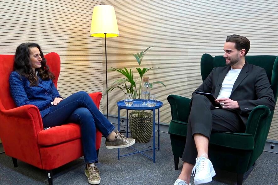 Tanja Majcen Velečič in the 80th episode of the Alumni Connect podcast