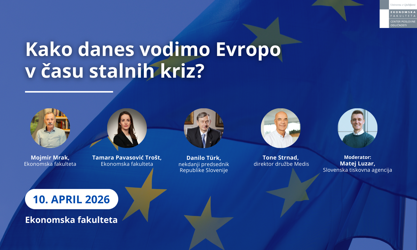Kako danes vodimo Evropo v času stalnih kriz?