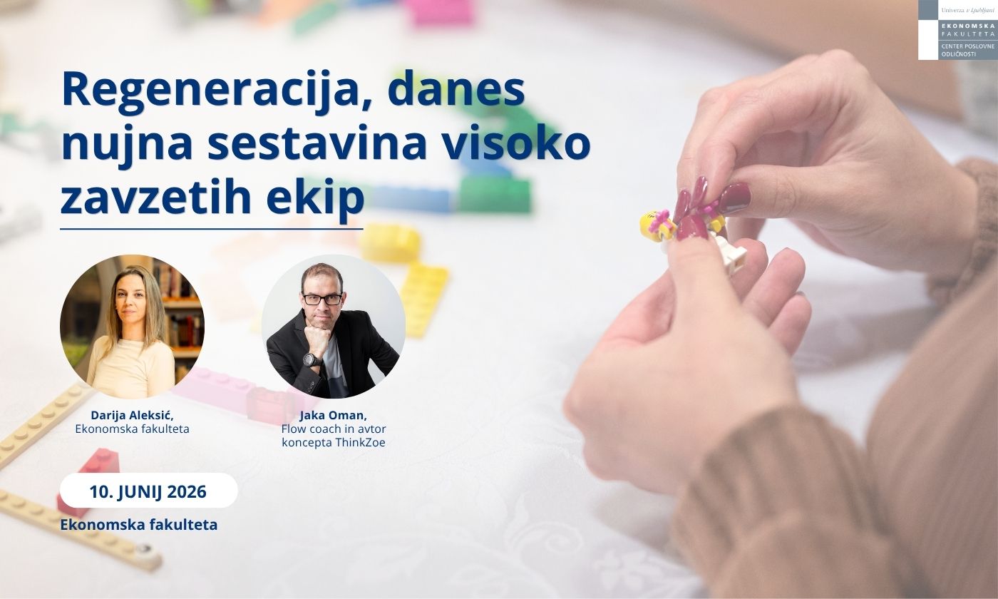 Dogodek o Regeneraciji visoko zavzetih ekip