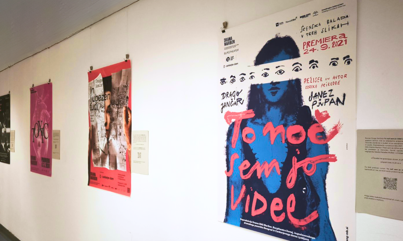 Razstava plakatov z razstave »Druga življenja knjig« v Mali galeriji EF.