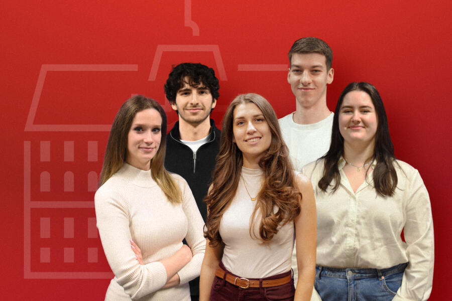 Študentje, skupinska slika, dodiplomski študij, 