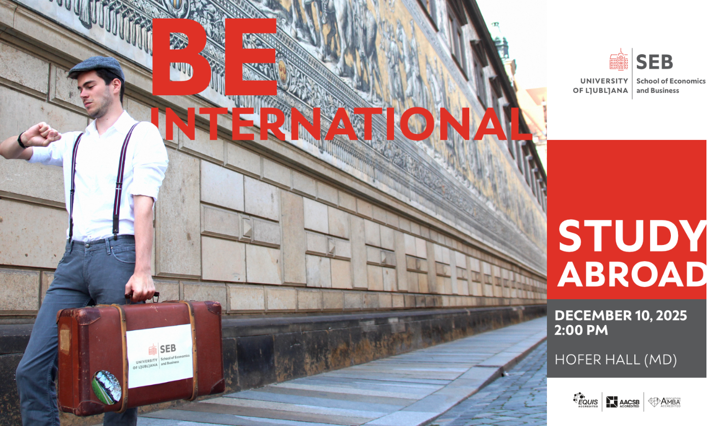 Invitation to the event Be international.