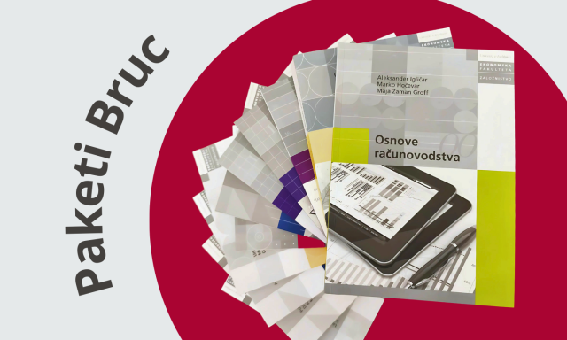 Komplet študijskih gradiv za prve letnike »Paketi Bruc« Založništva EF