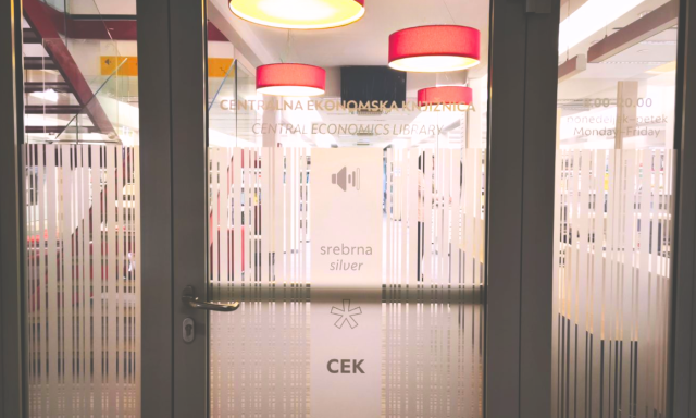 Entrence to the Library CEK 