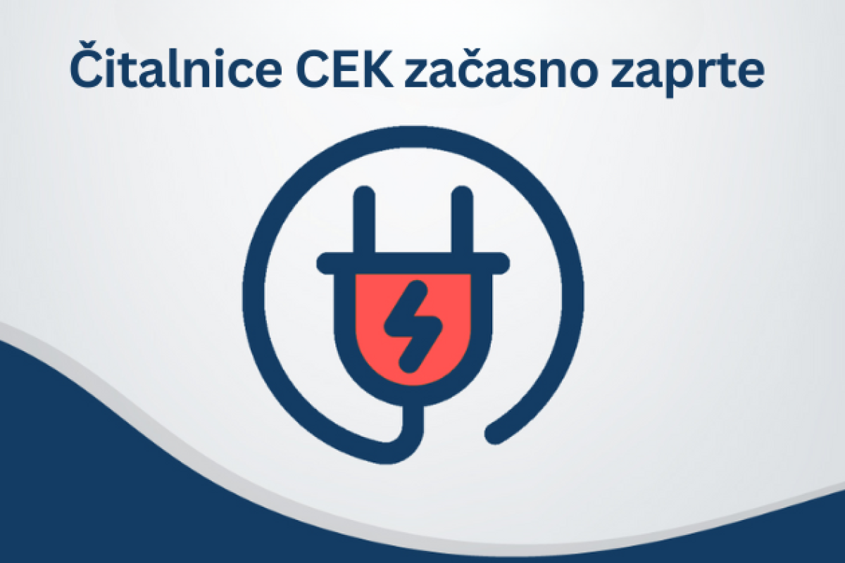 zaprtost čitalnic CEK
