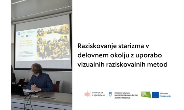 Konferenčna dvorana z zaslonom, na katerem se prikazuje predstavitev, ki poslušalcem poudarja ključne točke.