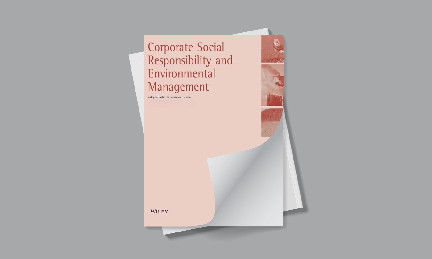 Cover: Corporate social responsibility and environmental management