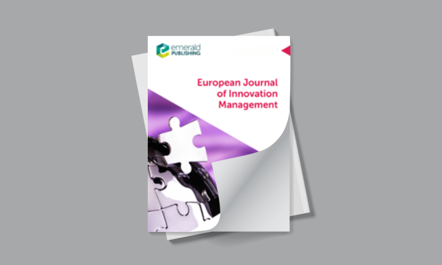 Naslovnica: European Journal of Innovation Management (Emerald)