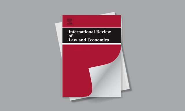 Cover: International Review of Law and Economics