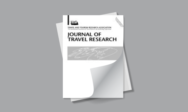 Naslovnica: Journal of travel research (Sage)