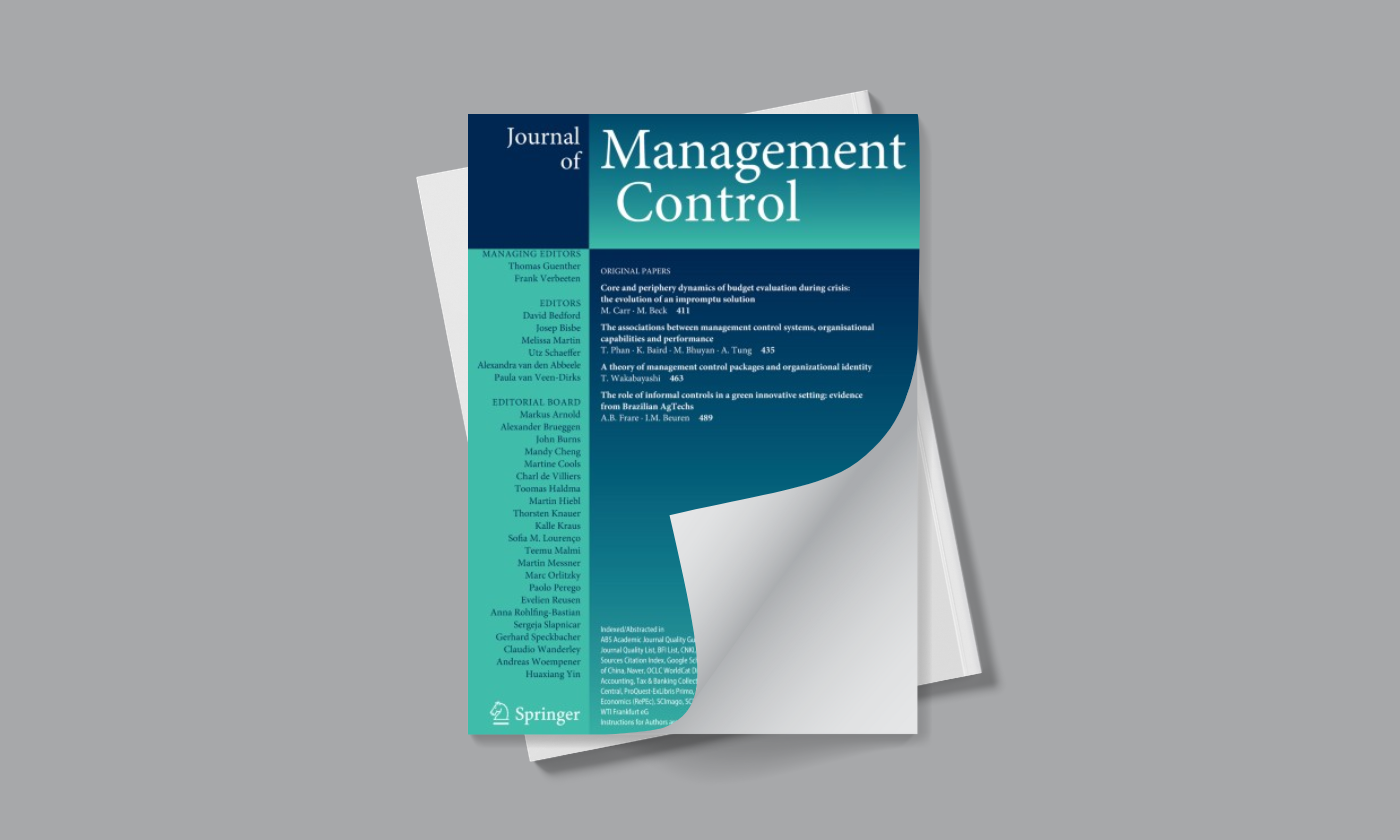 Journal of management control