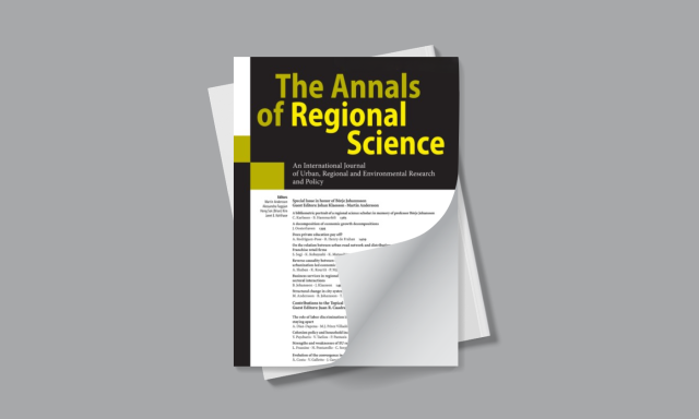 The Annals of Regional Science