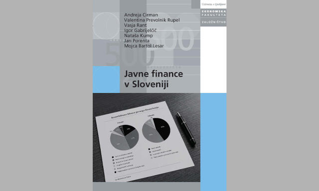 Naslovnica učbenika: Javne finance v Sloveniji